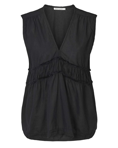 Rabens Saloner - Helfred Cotton Top - Black